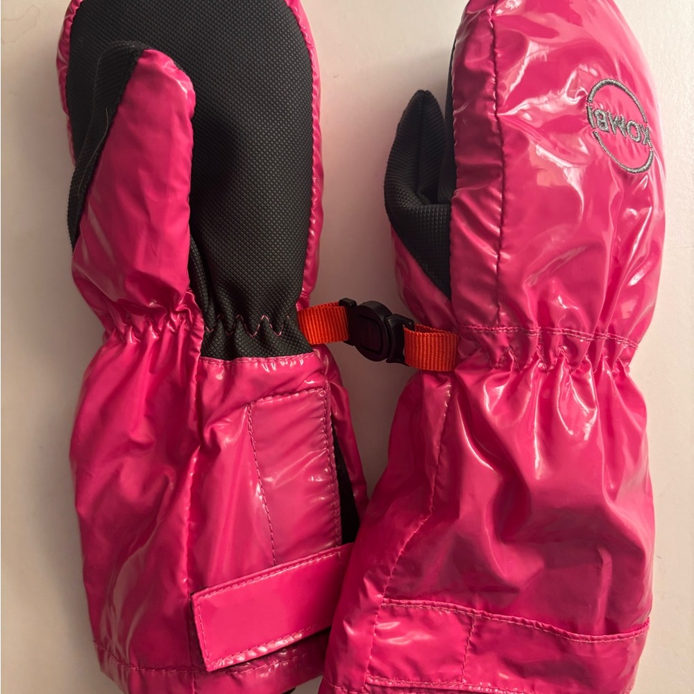 Kids Waterproof Pink Mittens - [Brand]